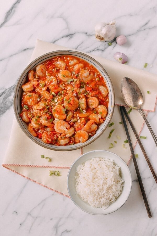 Szechuan Shrimp, by thewoksoflife.com