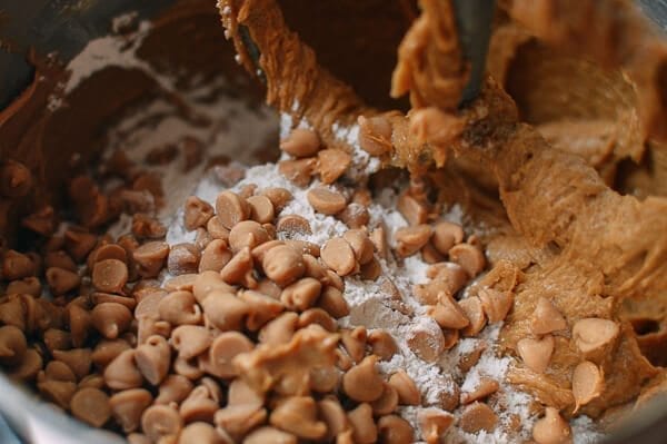 Peanut Butter and Jelly Cookies, by thewoksoflife.com