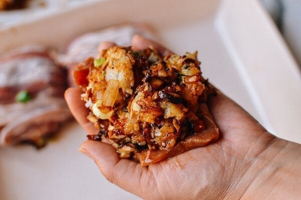 Pork Chop Sticky Rice Bake, by thewoksoflife.com