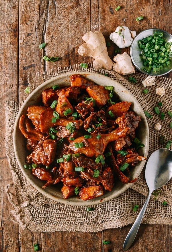 Braised Duck with Taro, by thewoksoflife.com