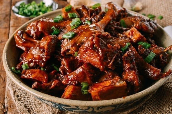 Braised Duck with Taro, by thewoksoflife.com