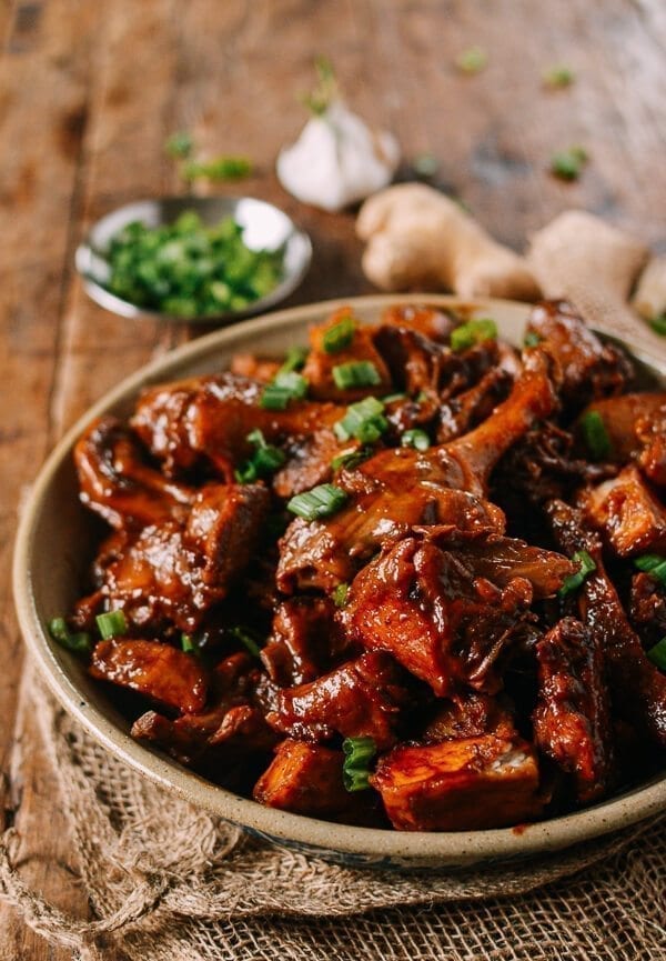 Braised Duck with Taro, by thewoksoflife.com