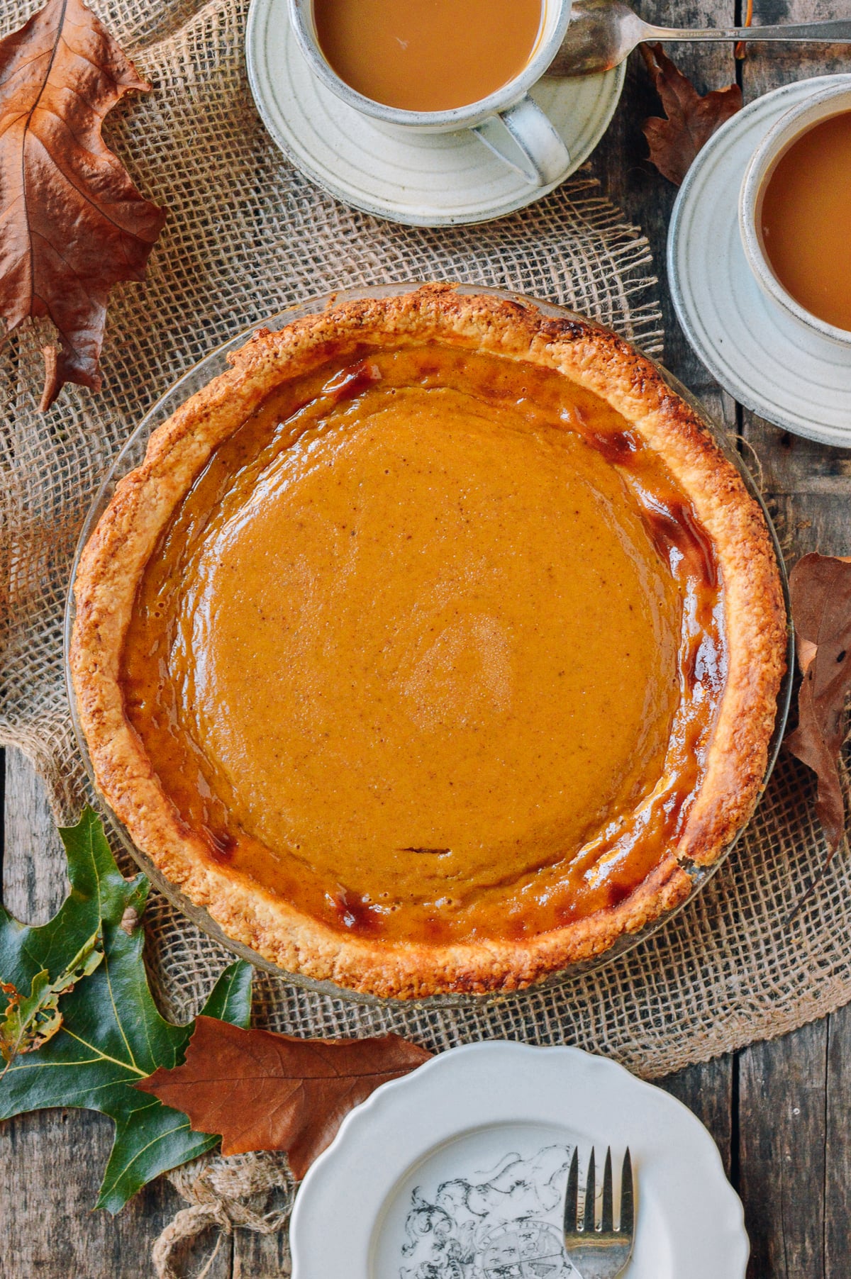 Butternut Squash Pie, by thewoksoflife.com