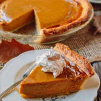 Butternut Squash Pie, by thewoksoflife.com