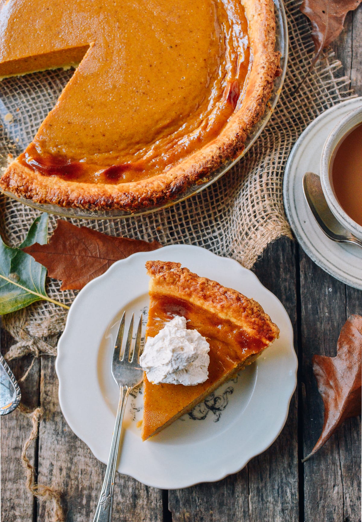 Butternut Squash Pie, by thewoksoflife.com