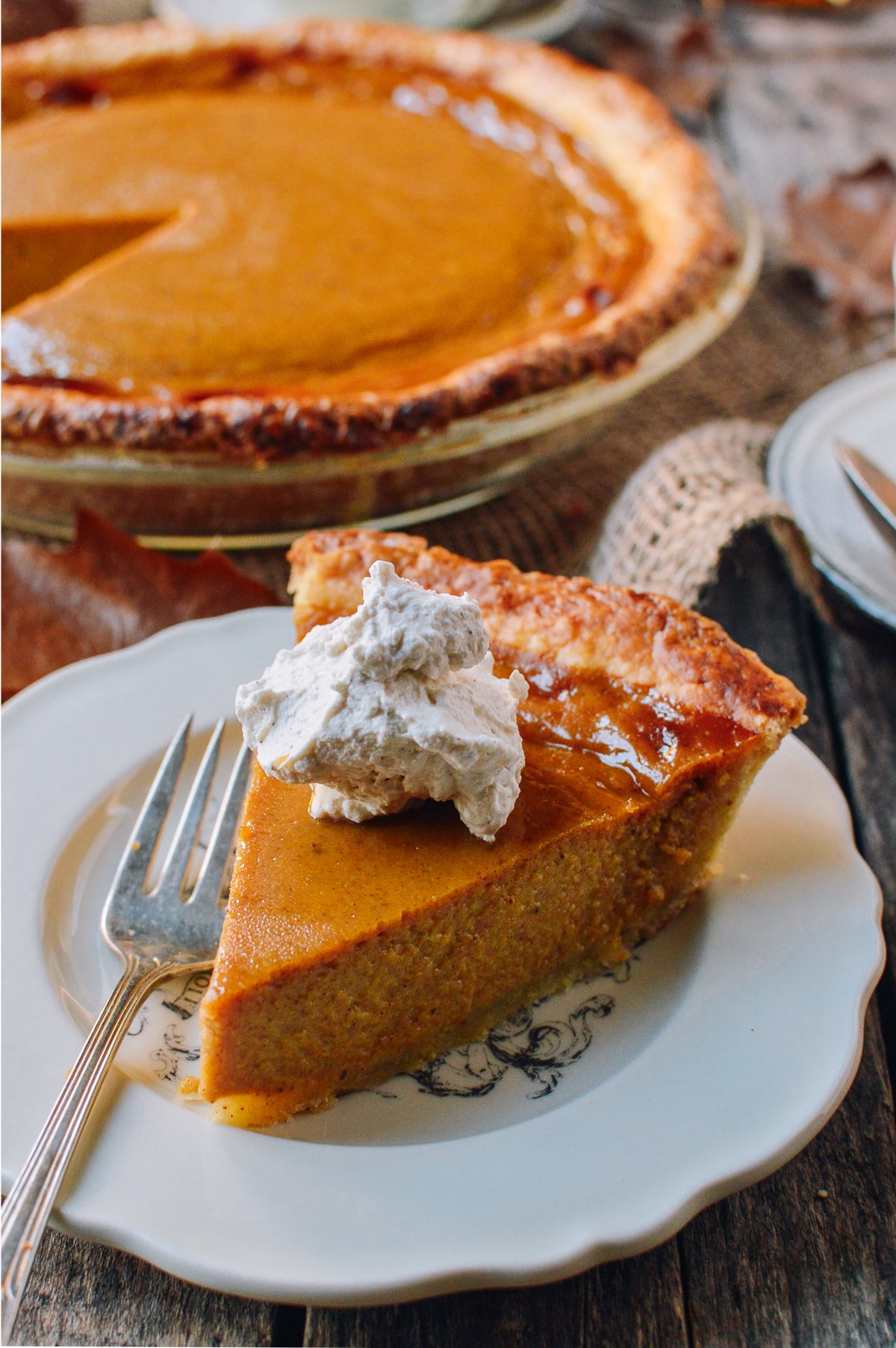 Butternut Squash Pie, by thewoksoflife.com