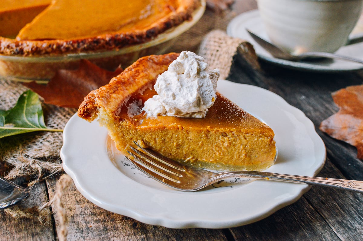 Butternut Squash Pie, by thewoksoflife.com