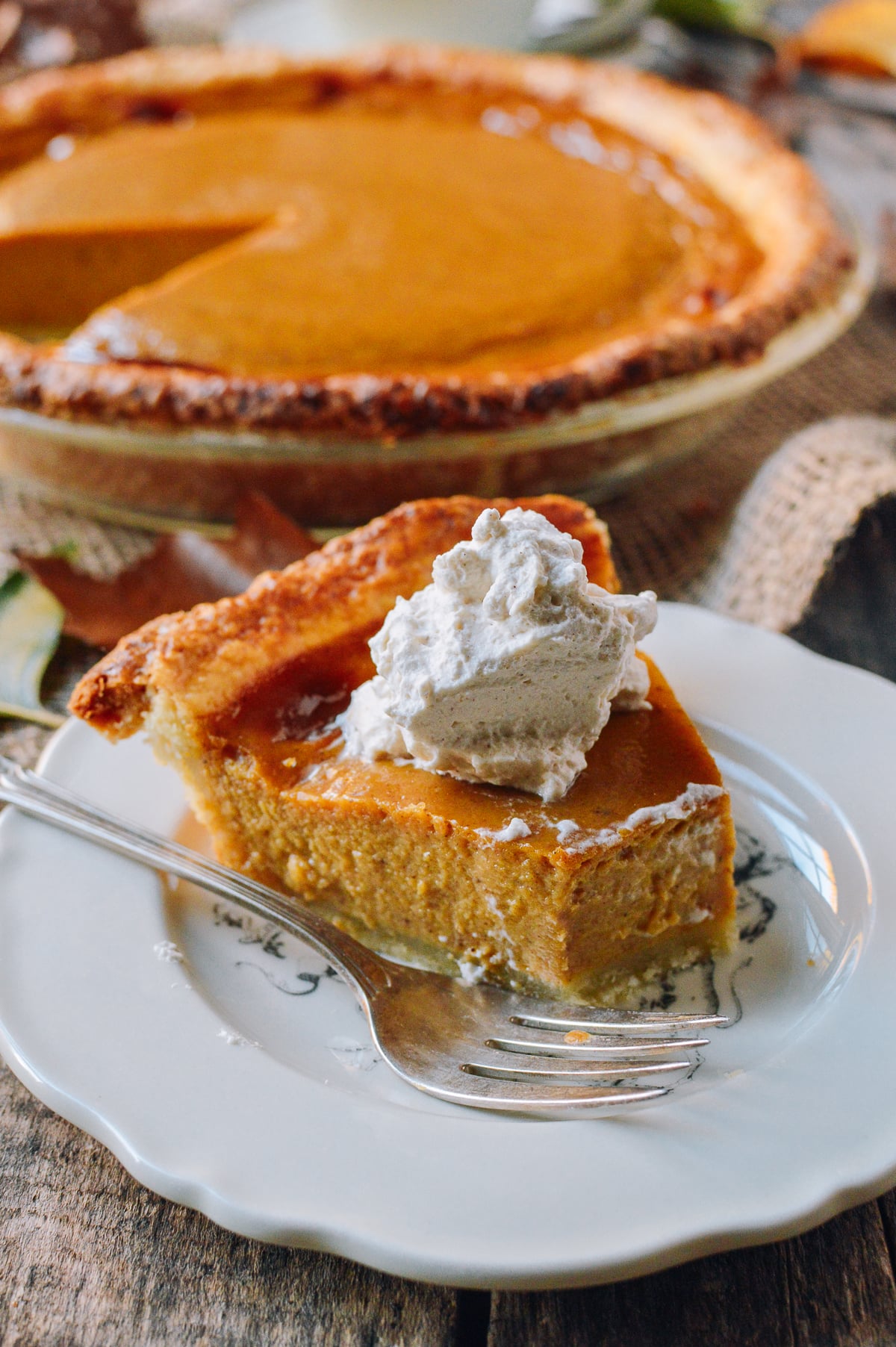 Butternut Squash Pie, by thewoksoflife.com