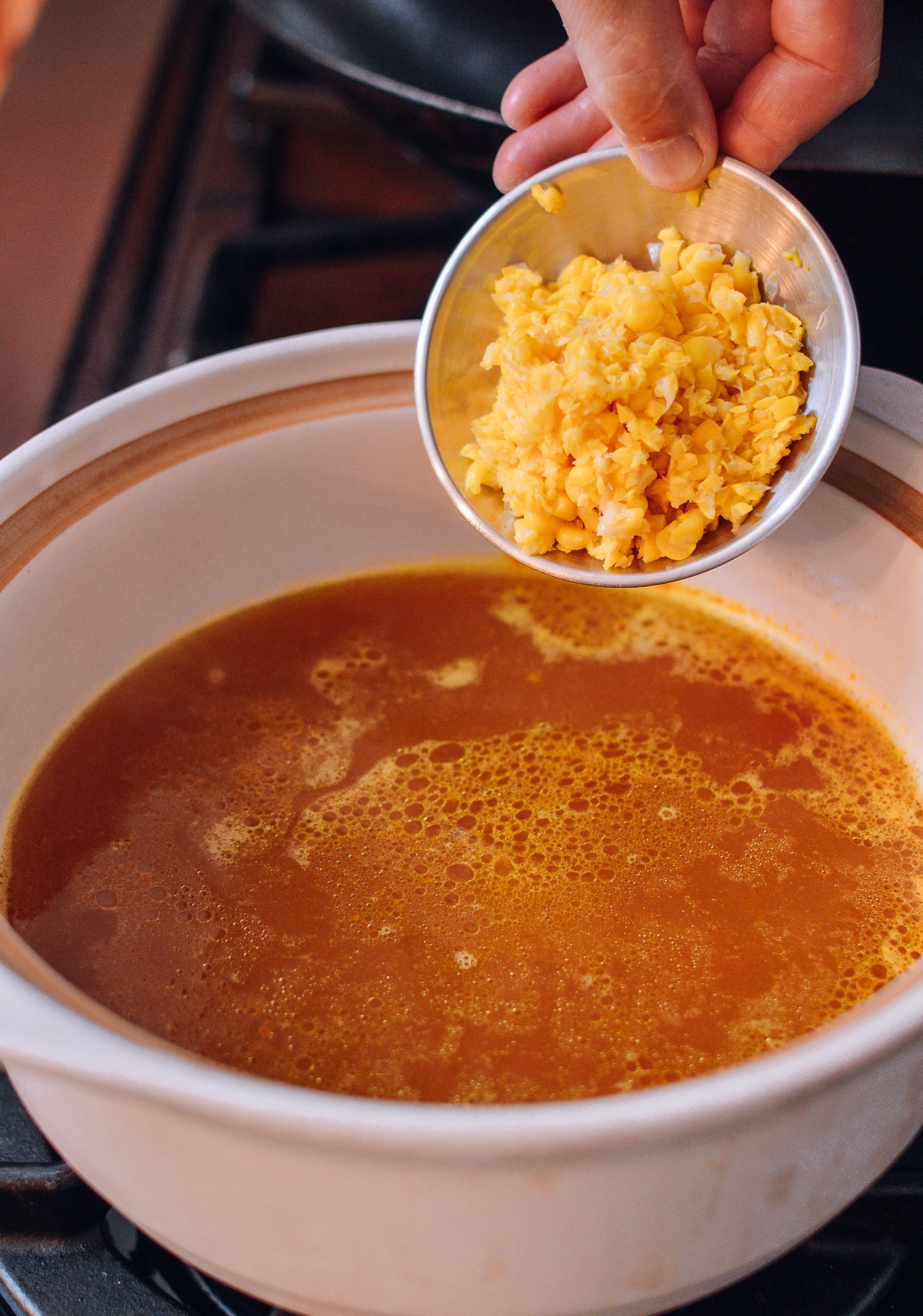 Chicken Corn Egg Drop Soup, by thewoksoflife.com