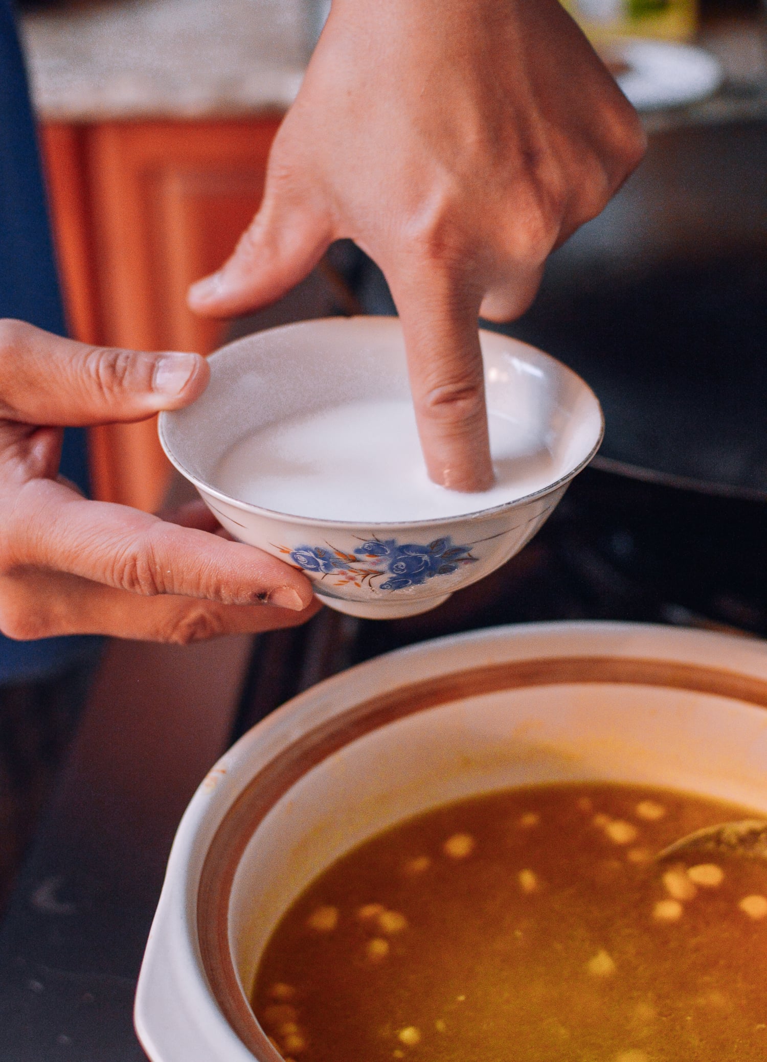 Chicken Corn Egg Drop Soup, by thewoksoflife.com