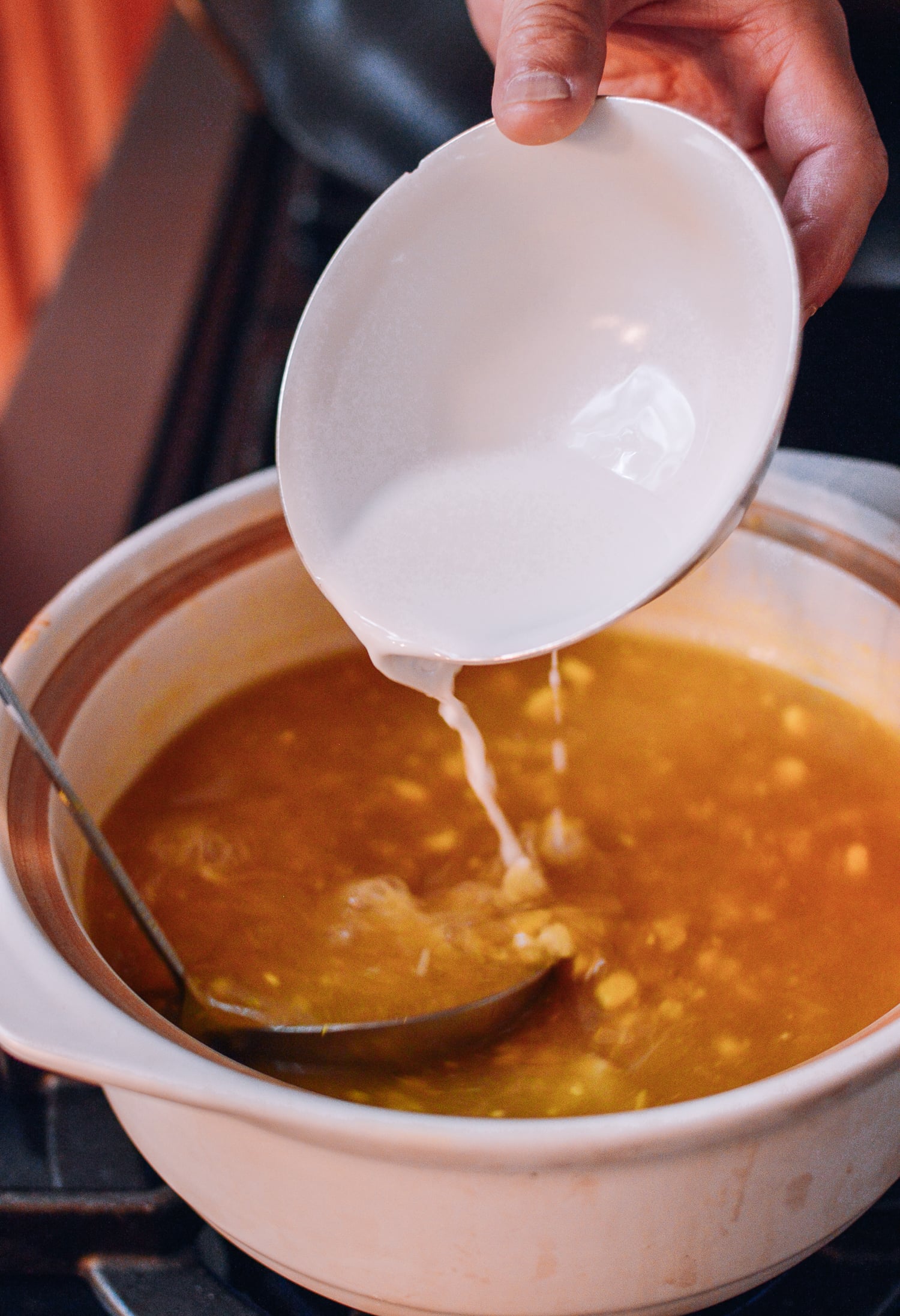 Chicken Corn Egg Drop Soup, by thewoksoflife.com