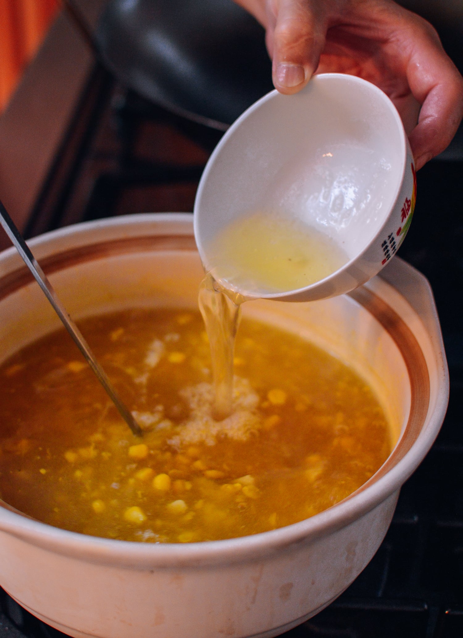 Chicken Corn Egg Drop Soup, by thewoksoflife.com