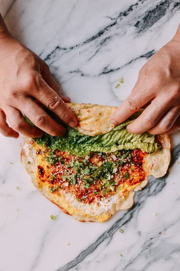 Jidan Bing: The Chinese Breakfast of Champions, by thewoksoflife.com