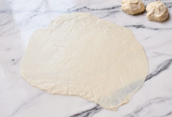 rollied oiled dough , by thewoksoflife.com