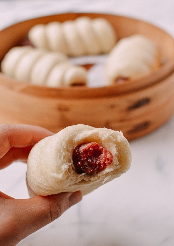 Chinese Sausage Buns (Lop Cheung Bao)