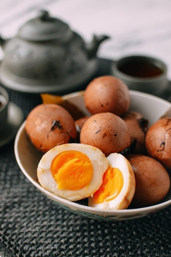 Chinese Tea Eggs, by thewoksoflife.com