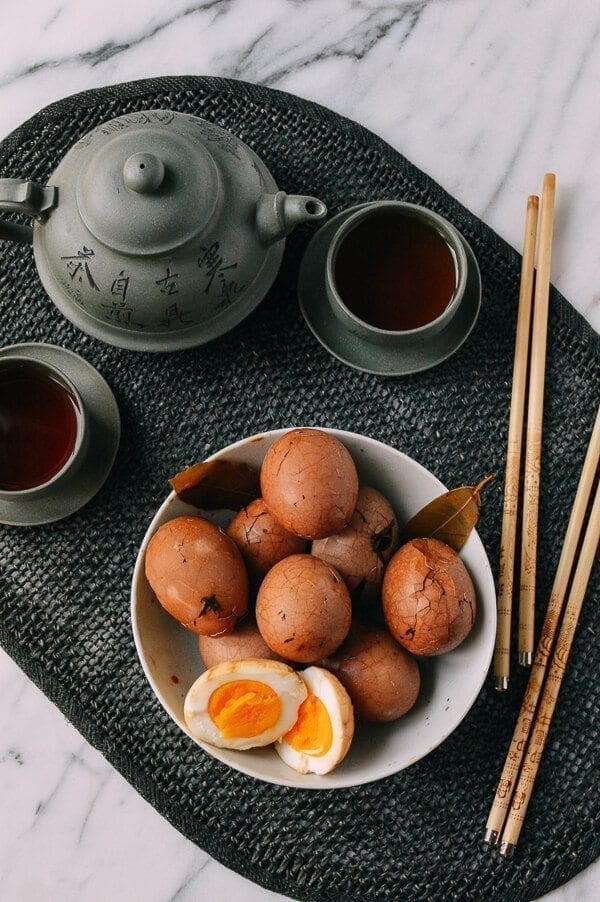 Chinese Tea Eggs, by thewoksoflife.com