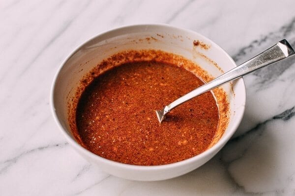 Peruvian Chicken & Green Sauce, by thewoksoflife.com