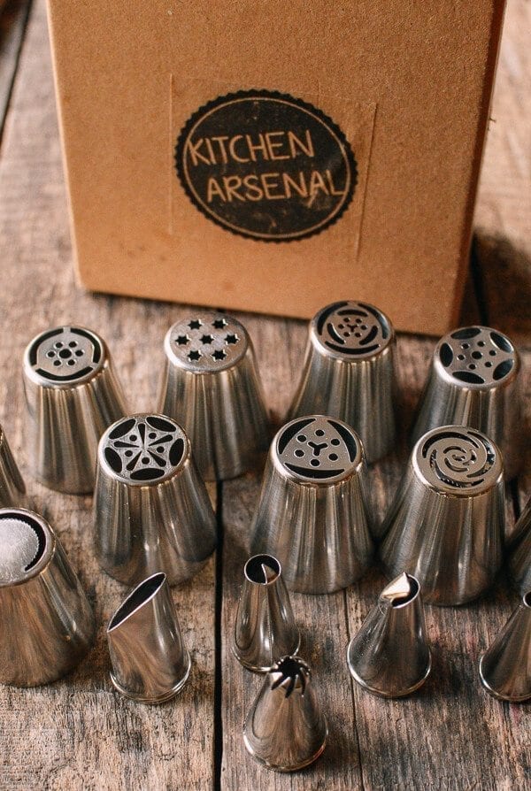 Pumpkin Cupcakes with Maple Vanilla Buttercream, by thewoksoflife.com