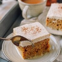 Pumpkin Tres Leches Cake, thewoksoflife.com