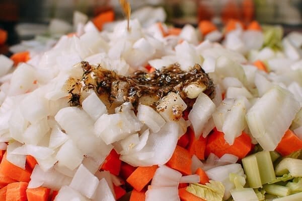 Herb Roasted Turkey Breast with Stovetop Stuffing, by thewoksoflife.com