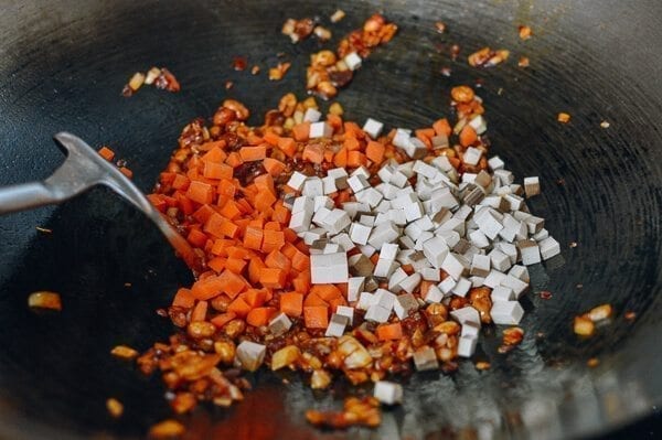 Shanghai Hot Sauce Noodles la jiang mian, by thewoksoflife.com