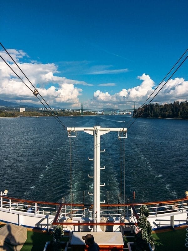 Cruise Out of Vancouver