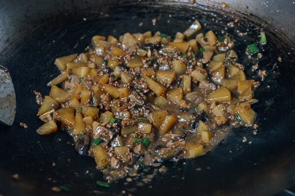 Braised Turnip Rice Bowls, by thewoksoflife.com