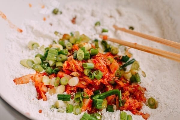 Kimchi Pancake, by thewoksoflife.com