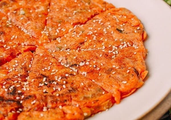 Kimchi Pancake, by thewoksoflife.com