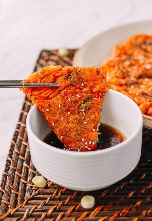 Kimchi Pancake, by thewoksoflife.com