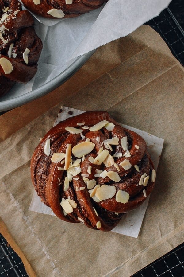 Chocolate Nutella Rolls, by thewoksoflife.com