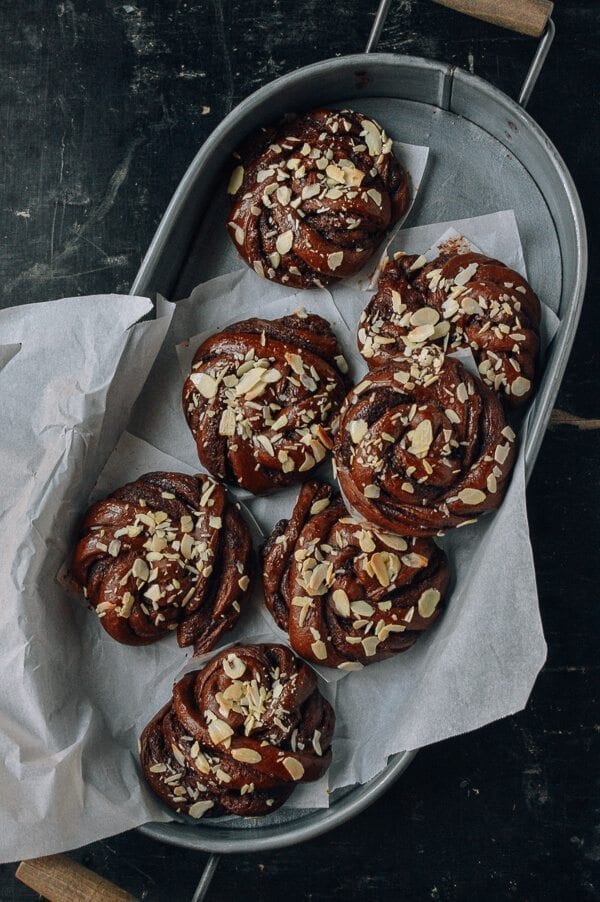 Chocolate Nutella Rolls, by thewoksoflife.com