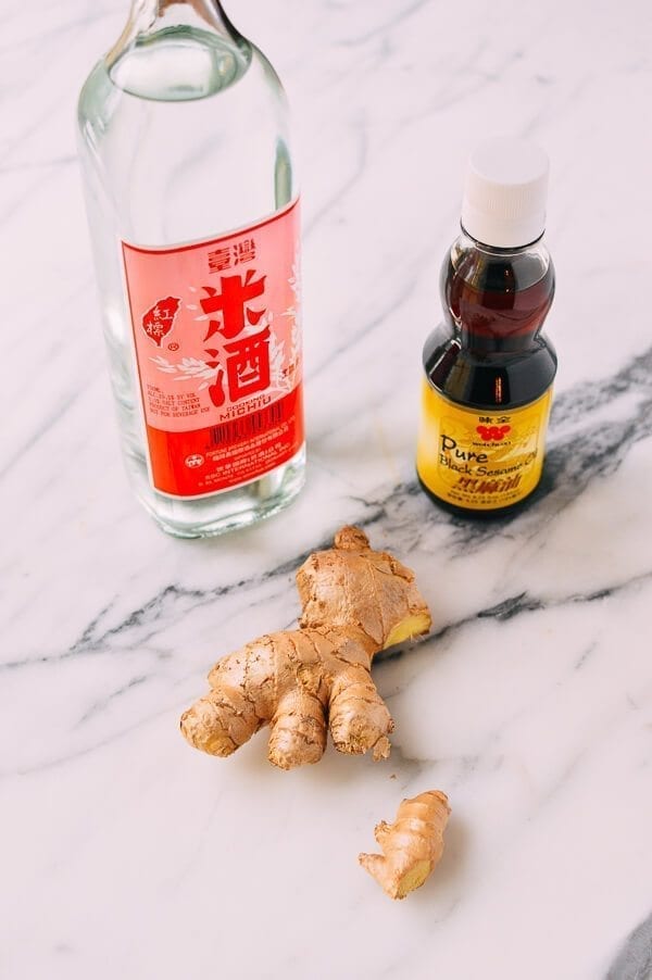 Taiwanese Sesame Oil Chicken Soup, by thewoksoflife.com