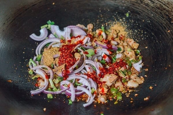 Spicy Cumin Lamb Biang Biang Noodles, by thewoksoflife.com