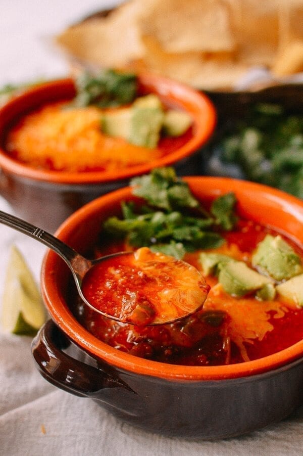 Bison Chili, by thewoksoflife.com