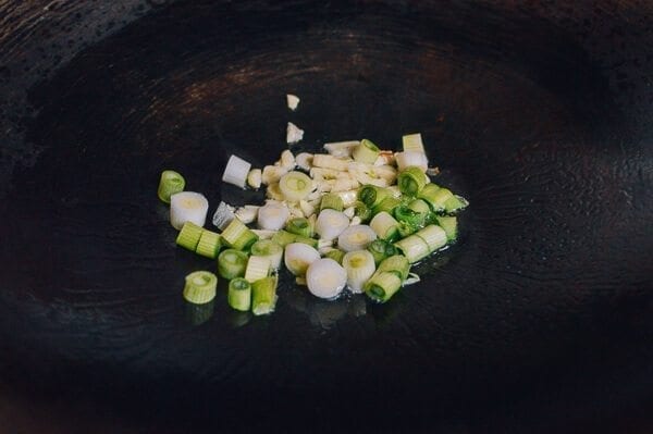 Braised Daikon with Salted Pork & Glass Noodles, by thewoksoflife.com