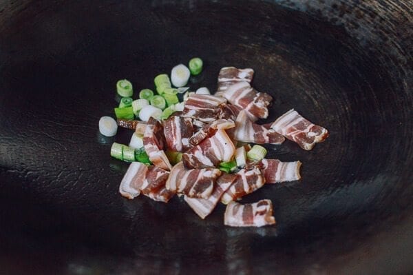 Braised Daikon with Salted Pork & Glass Noodles, by thewoksoflife.com