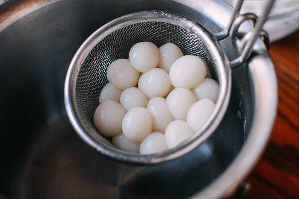 Coconut Tapioca Dessert with Sweet Rice Balls, by thewoksoflife.com