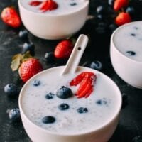 Coconut Tapioca Dessert with Sweet Rice Balls, by thewoksoflife.com