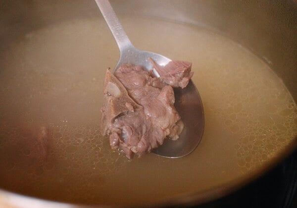 Pork Bone Congee, by thewoksoflife.com