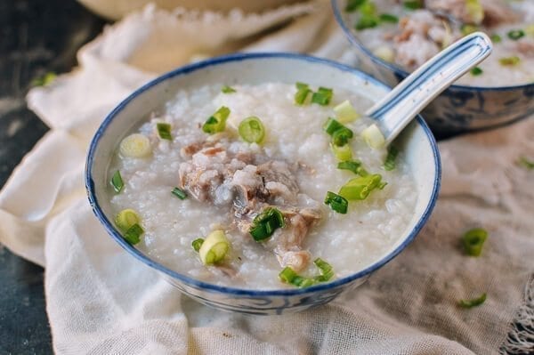 Pork Bone Congee, by thewoksoflife.com