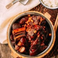 Braised Pork Trotters with Soybeans, by thewoksoflife.com