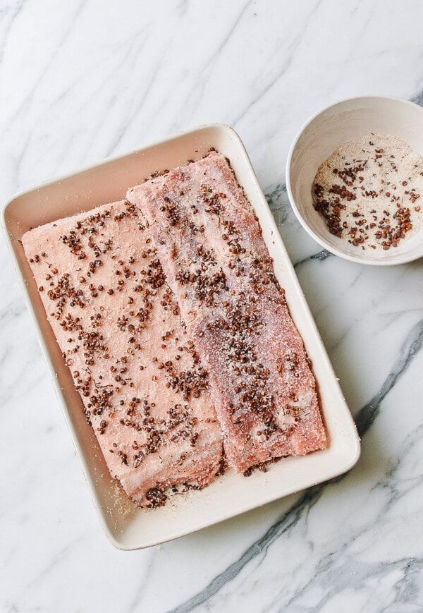 Homemade Chinese Salted Pork (腌咸肉), by thewoksoflife.com