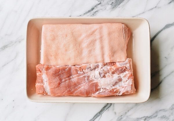 Homemade Chinese Salted Pork (腌咸肉), by thewoksoflife.com