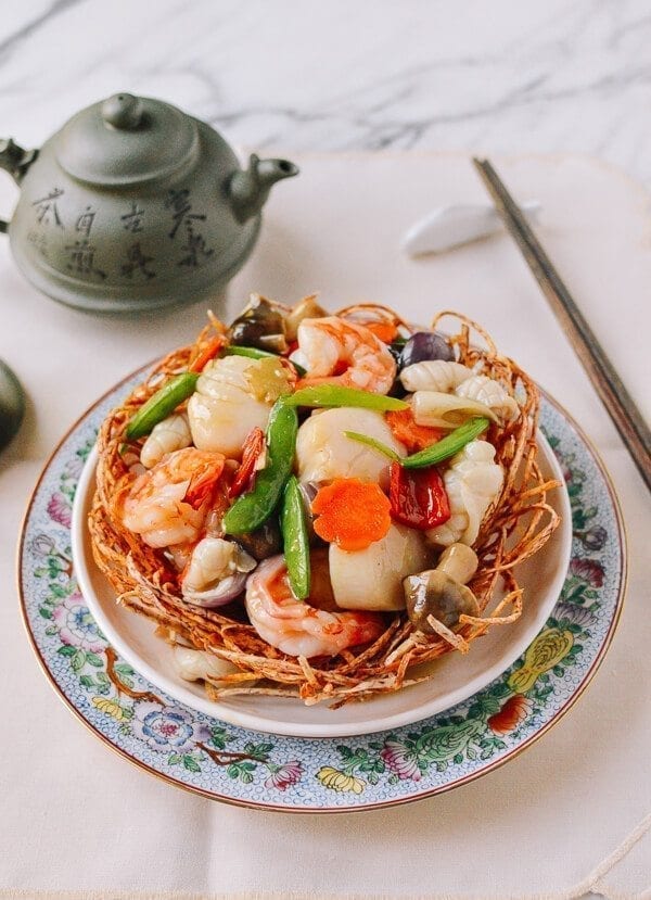 Chinese Seafood Bird’s Nest, by thewoksoflife.com