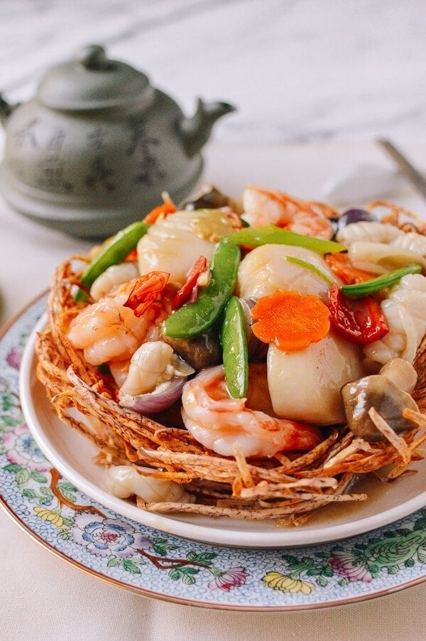 Chinese Seafood Bird’s Nest, by thewoksoflife.com
