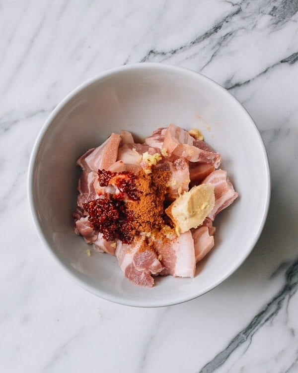 Steamed Pork with Rice Powder, by thewoksoflife.com