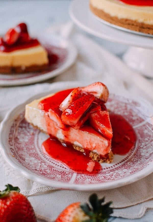 Strawberry Cheesecake, by thewoksoflife.com