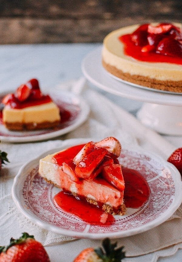 Strawberry Cheesecake, by thewoksoflife.com